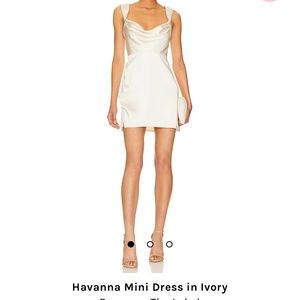 White mini dress